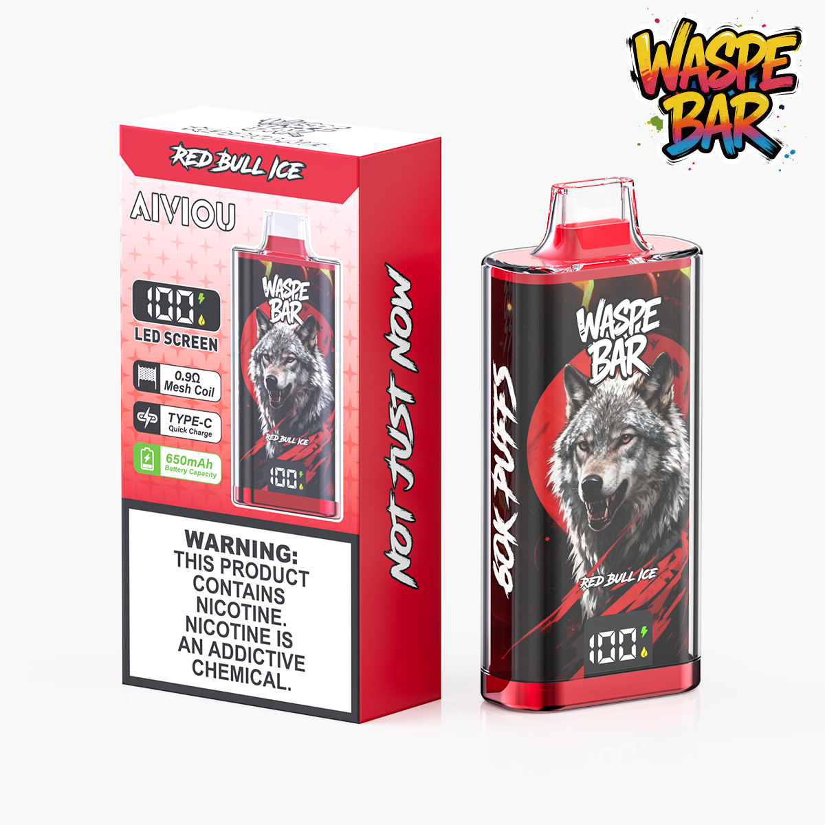 Waspe Bar 60K 60000 Puffs Disposable Vape Pen Multiple Flavors Rechargeable Mesh Coil Vape 60000 Puffs Disposable Vape Wholesale Vape Rechargeable Vape