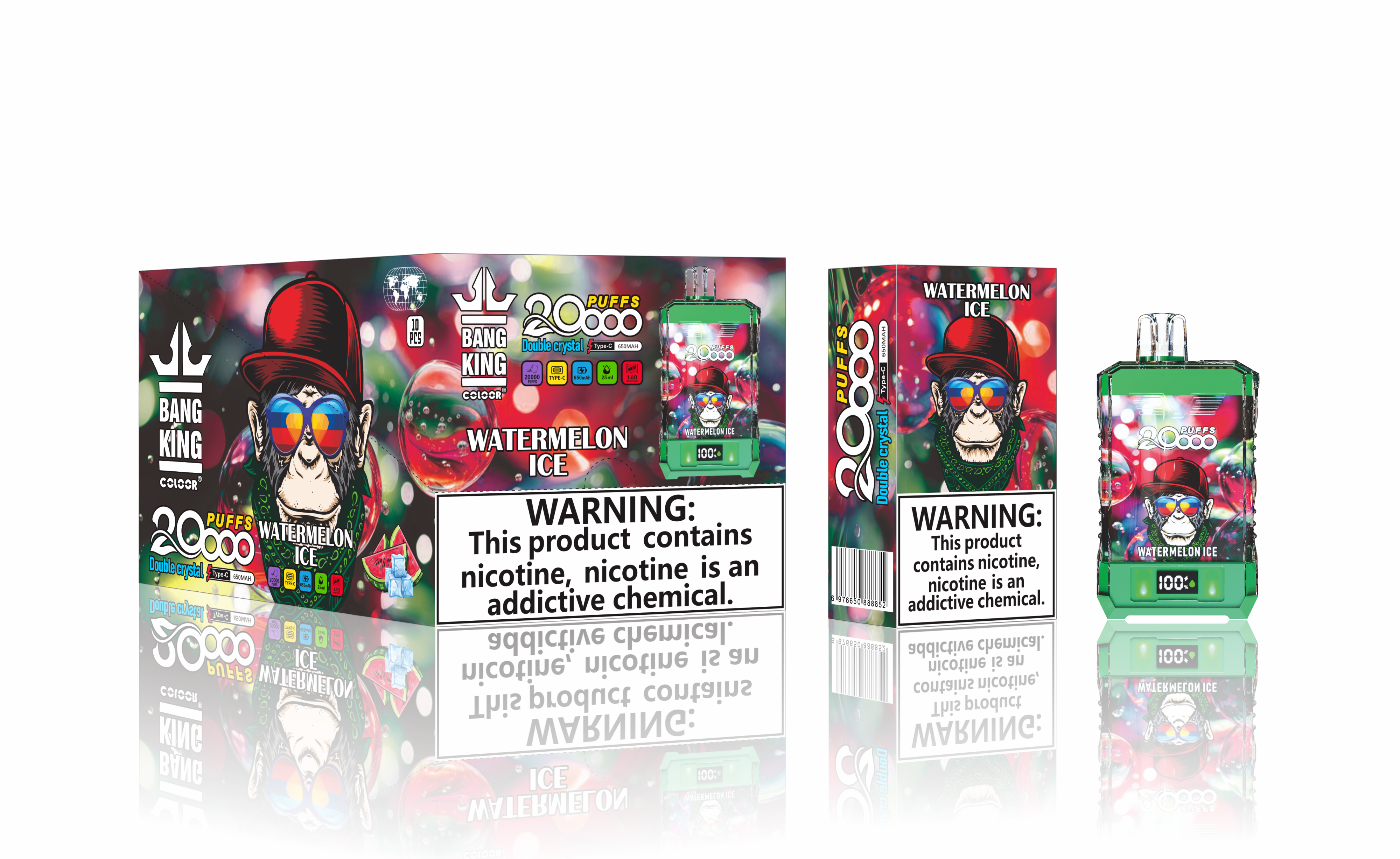 Wholesale I Vape Bang King 20000puff Pocket Hookah Disposable Vape 20000puff Vape Disposable Electronic Cigarette China Product Wholesaler