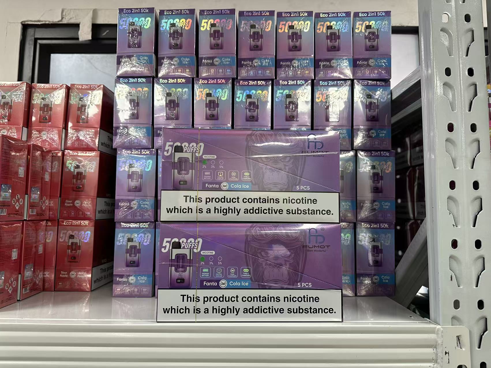 [Copy]Fumot RandM ECO 2in1 50000 Puffs Smart Digital Display Original Factory Power Display Randm 50K Vape Fast Shipping