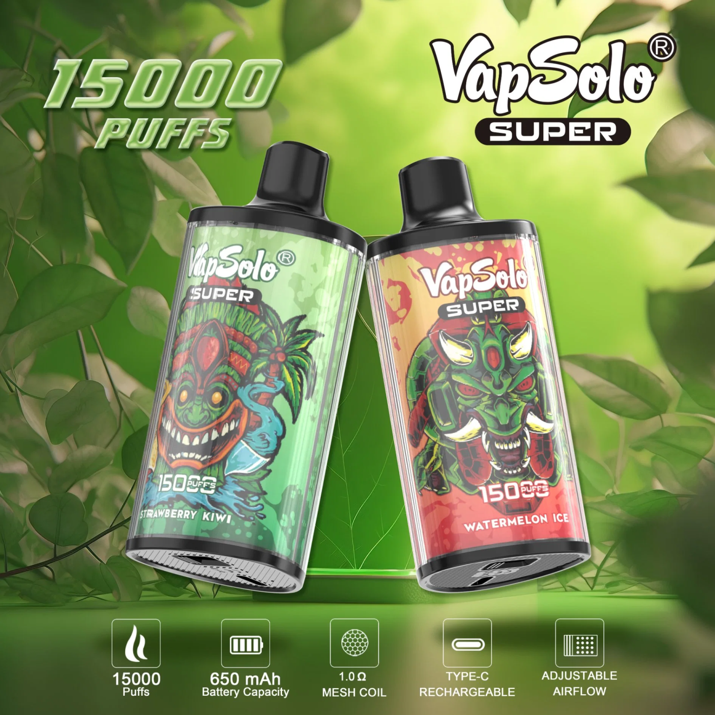 Vap Solo Super 15000 Puffs Tornado Randm 9000 10000 12000 Vap Solo 10K 12K 15K Puff Bar Poco Vaper Shisha Cigarette