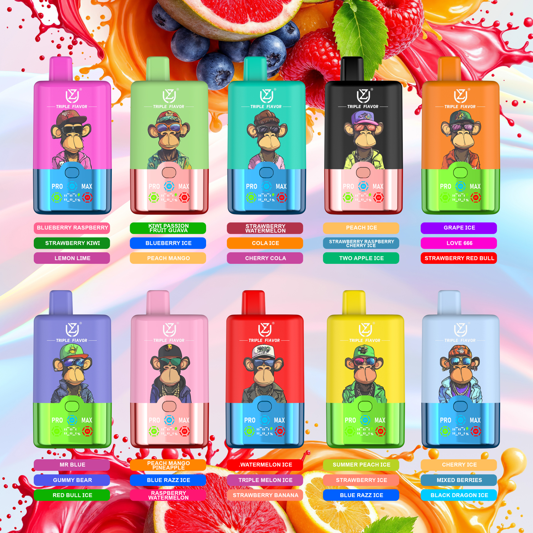 Vape Factory Electronic Cigarette Wholesale I Vape Uzy Triple 60000 Puff Vape 60K Puffs Bar Disposable Vape Pen