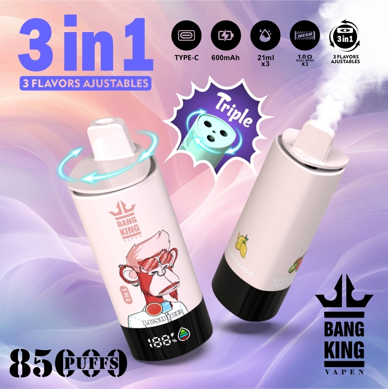 Bang King 85000 85K Puffs Bang Vaper Desechable 75K 60K 50K 30K Box Vapers Desechables Bang EU Europe Germany Spain