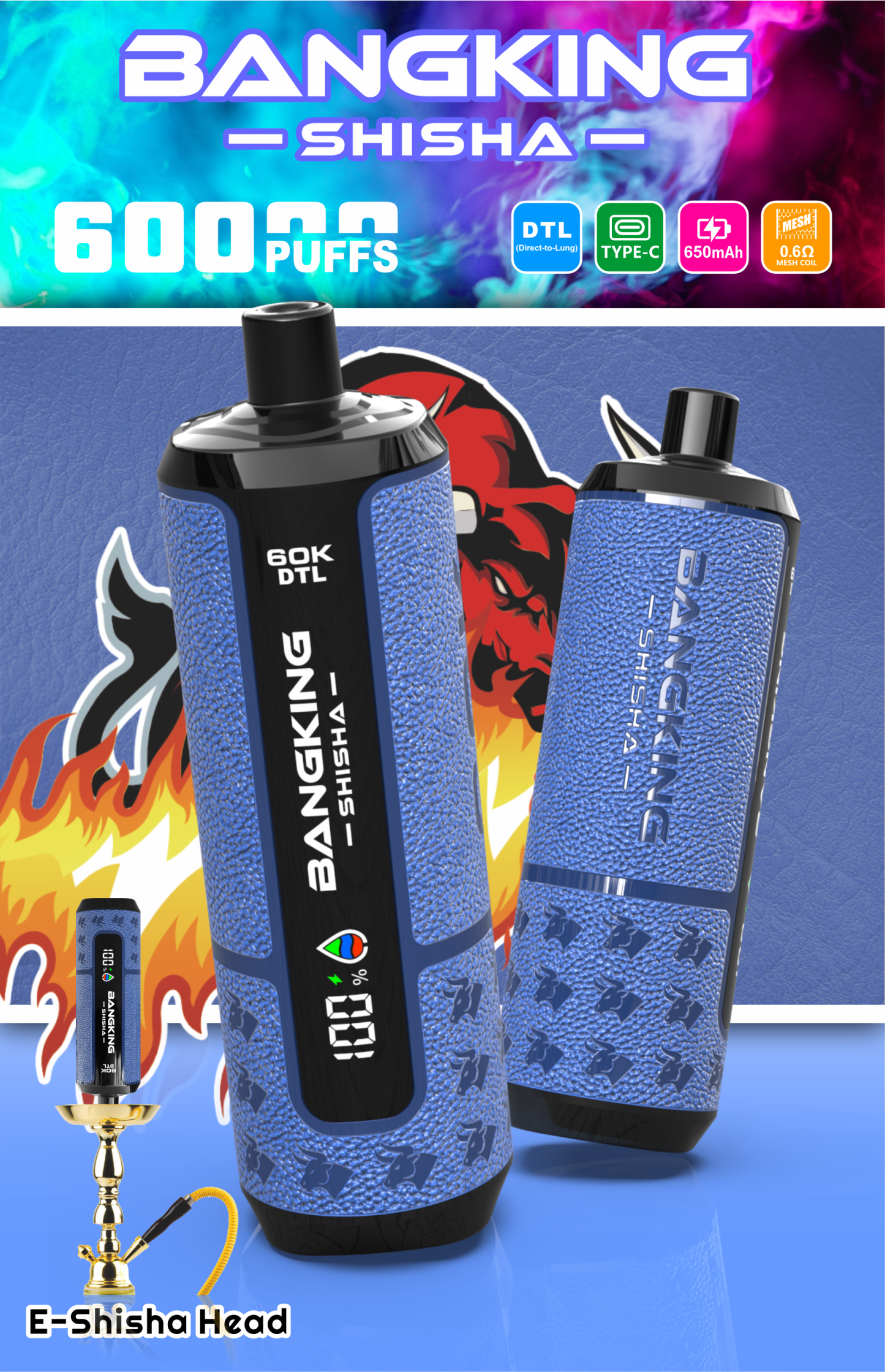 Bang King Shisha 60k Puffs