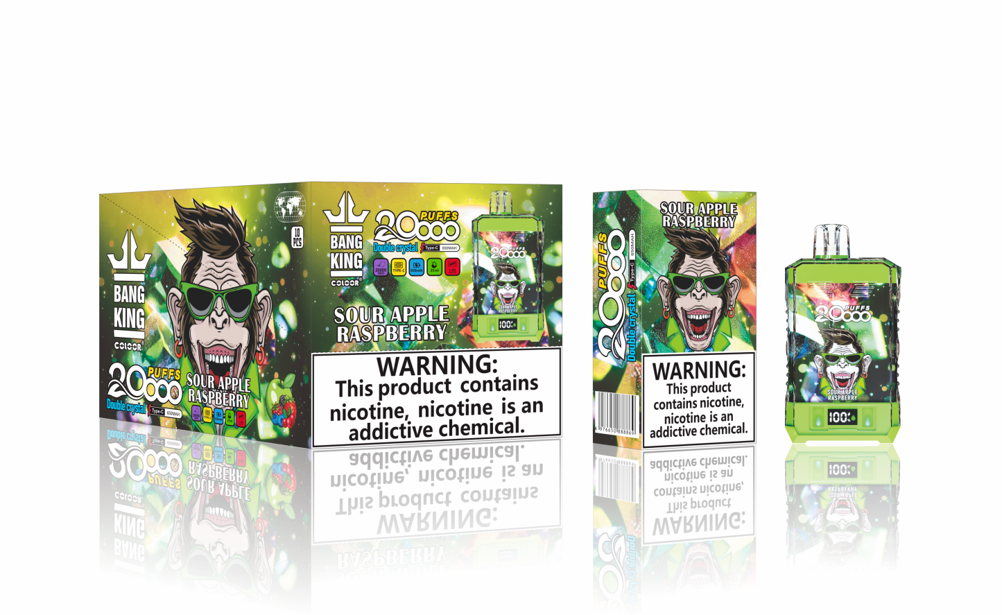 Wholesale I Vape Bang King 20000puff Pocket Hookah Disposable Vape 20000puff Vape Disposable Electronic Cigarette China Product Wholesaler