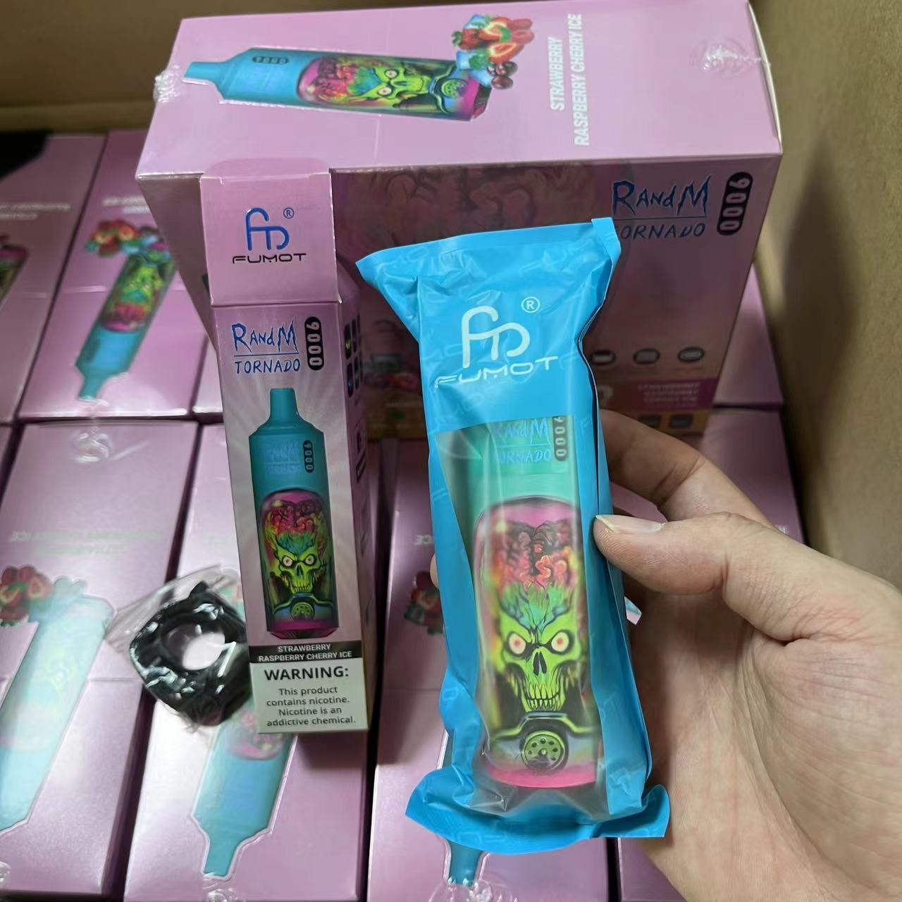 Fumot Randm Tornado 9000 Puffs E Cigarette Rechargeable Disposable Vape