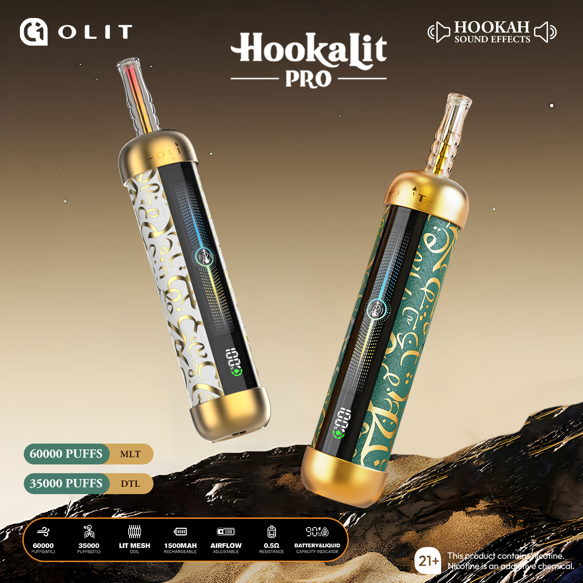 Olit HOOKALIT Pro 60K Disposable Vape
