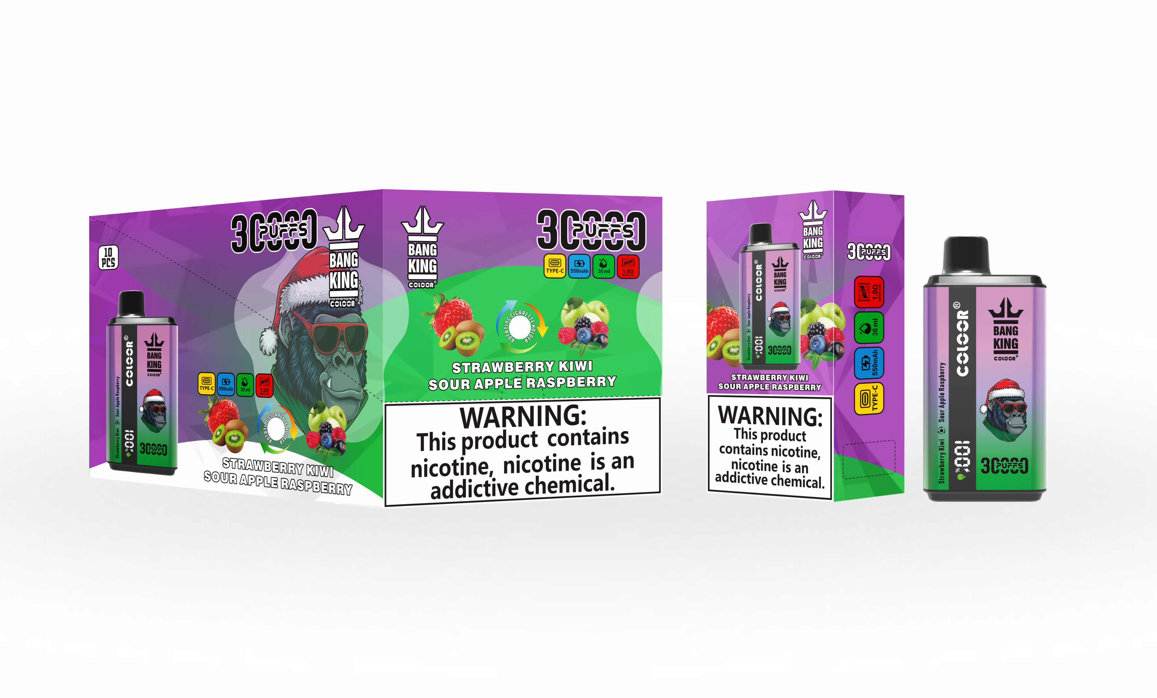 Original Bang 30000 30k 36ml Preloaded 650mAh Rechargeable Pen 0%2%3%5% disposable Intelligent display New arrival-Ecloudvaping