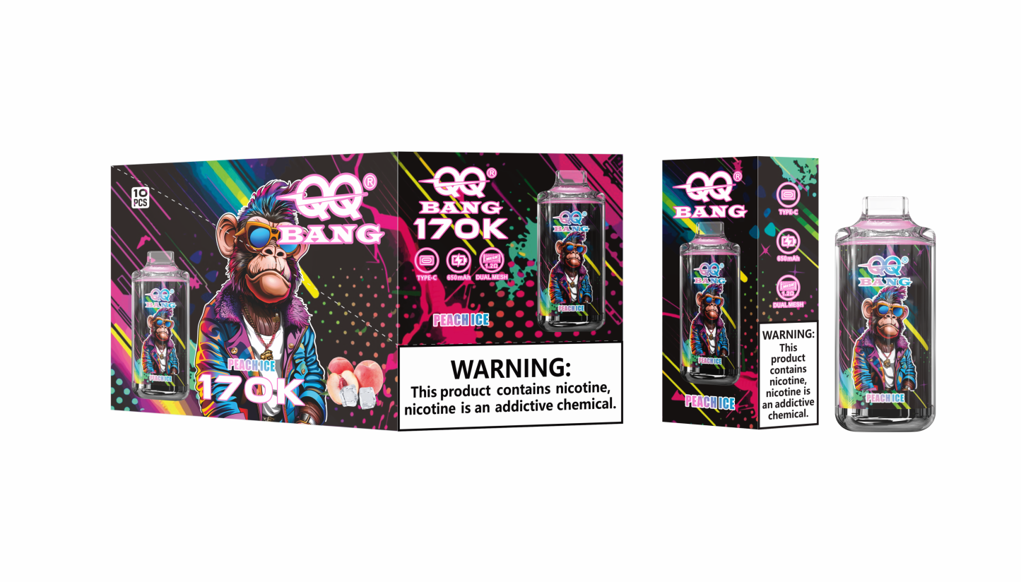  Qqbang 170K 170000 Puffs Vape Pen Wholesale Vaper QQ Bang 50K 100K 150K 200K Vapor 300K Disposable Electronic Cigarette Vapes