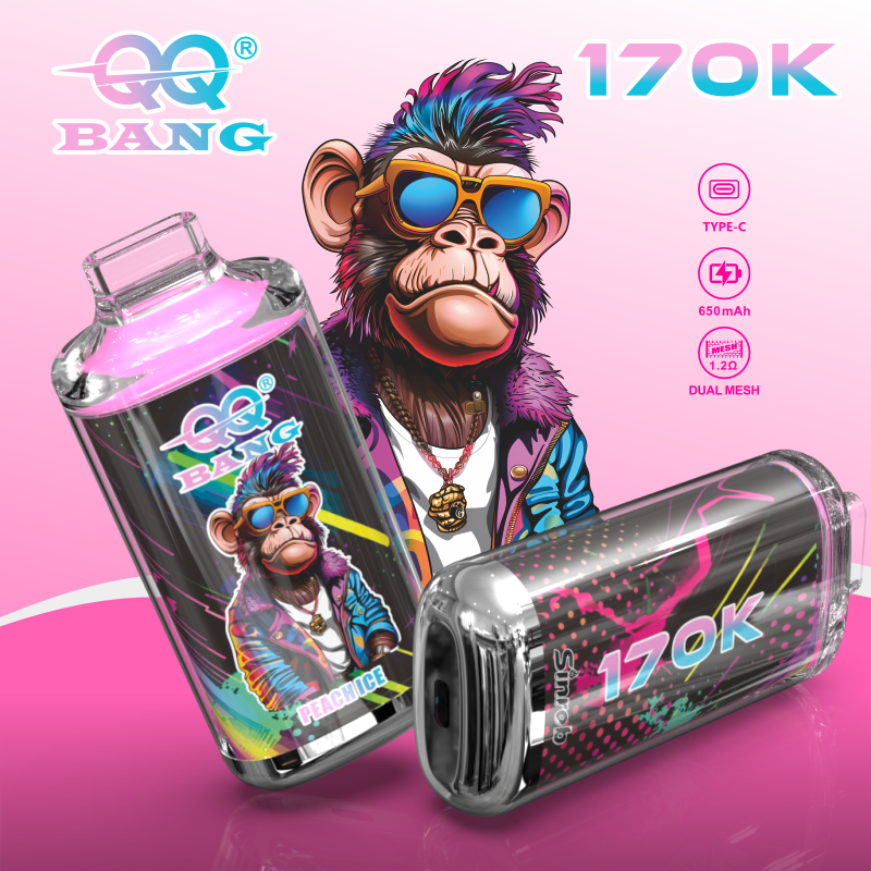  Qqbang 170K 170000 Puffs Vape Pen Wholesale Vaper QQ Bang 50K 100K 150K 200K Vapor 300K Disposable Electronic Cigarette Vapes
