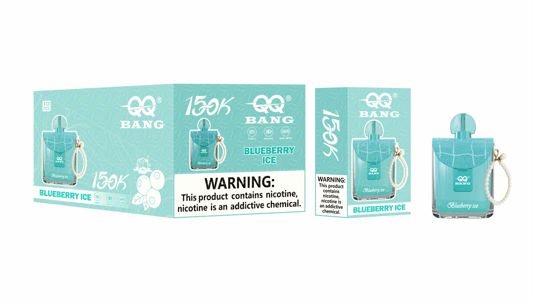 QQ Bang 150K Puffs Perfume Bottle Edition Vape Pen Disposable Electric Cigarette Factory Wholesale Price Bang King Vaporizer