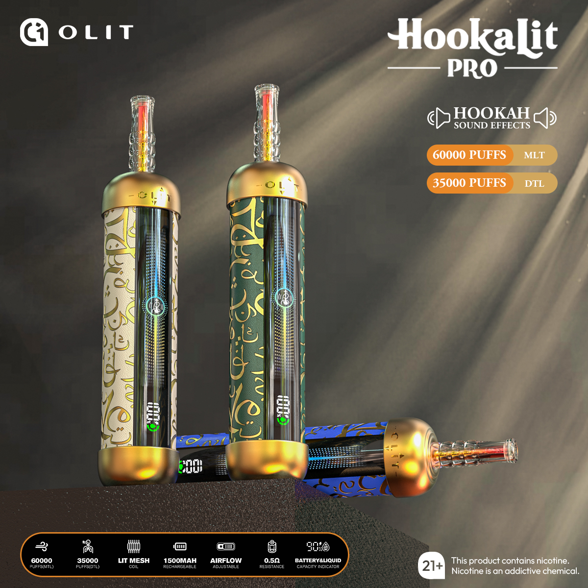 Olit HOOKALIT Pro 60K Disposable Vape