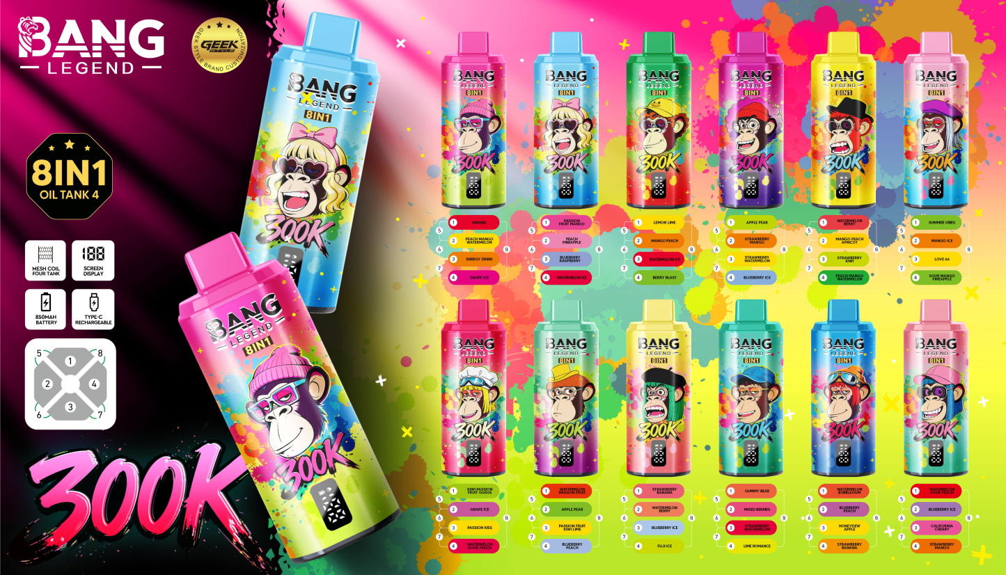 2026 Newest EU Warehouse Bang legend 300000 Puffs 300K Disposable Vape Electronic Cigarette Wholesale Vape 200k  Disposable Vape 300k Ecigs