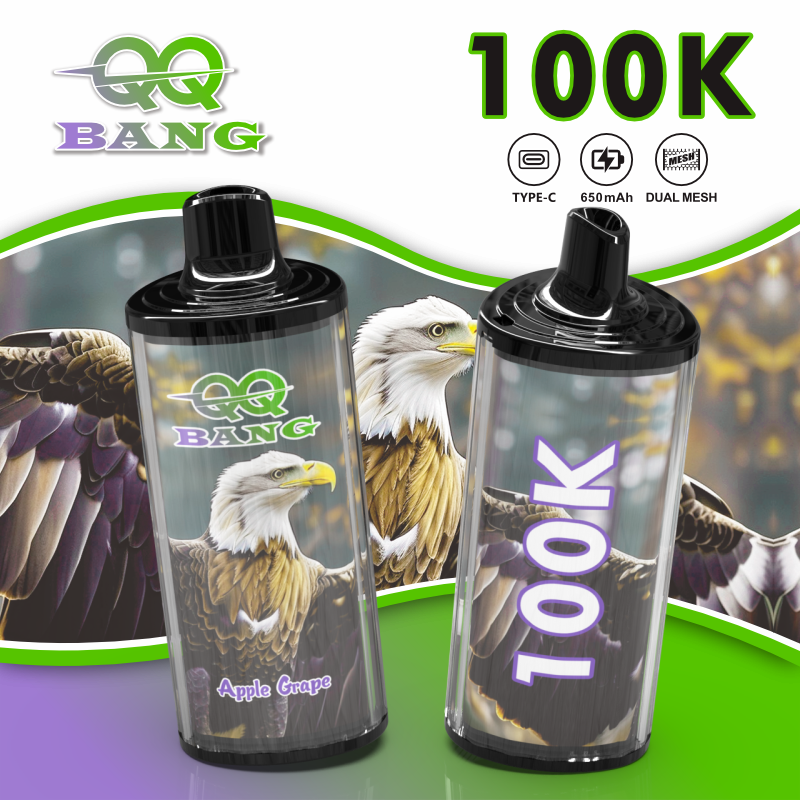EU Hot Selling QQ Bang 100K Puffs Rechargeable Electronic Disposable Vape Smoking Cigarette Bang King Vaporizer Shisha 150K 200K 250K 300K