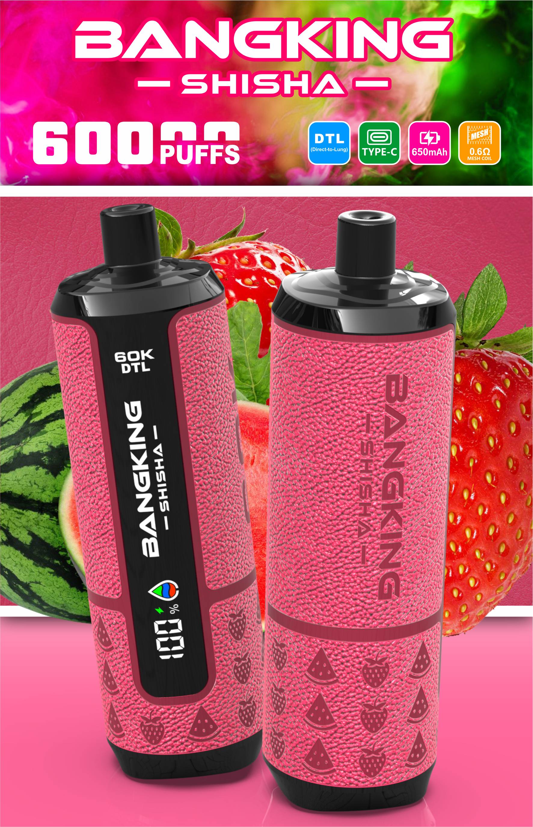 Bang King Shisha 60k Puffs