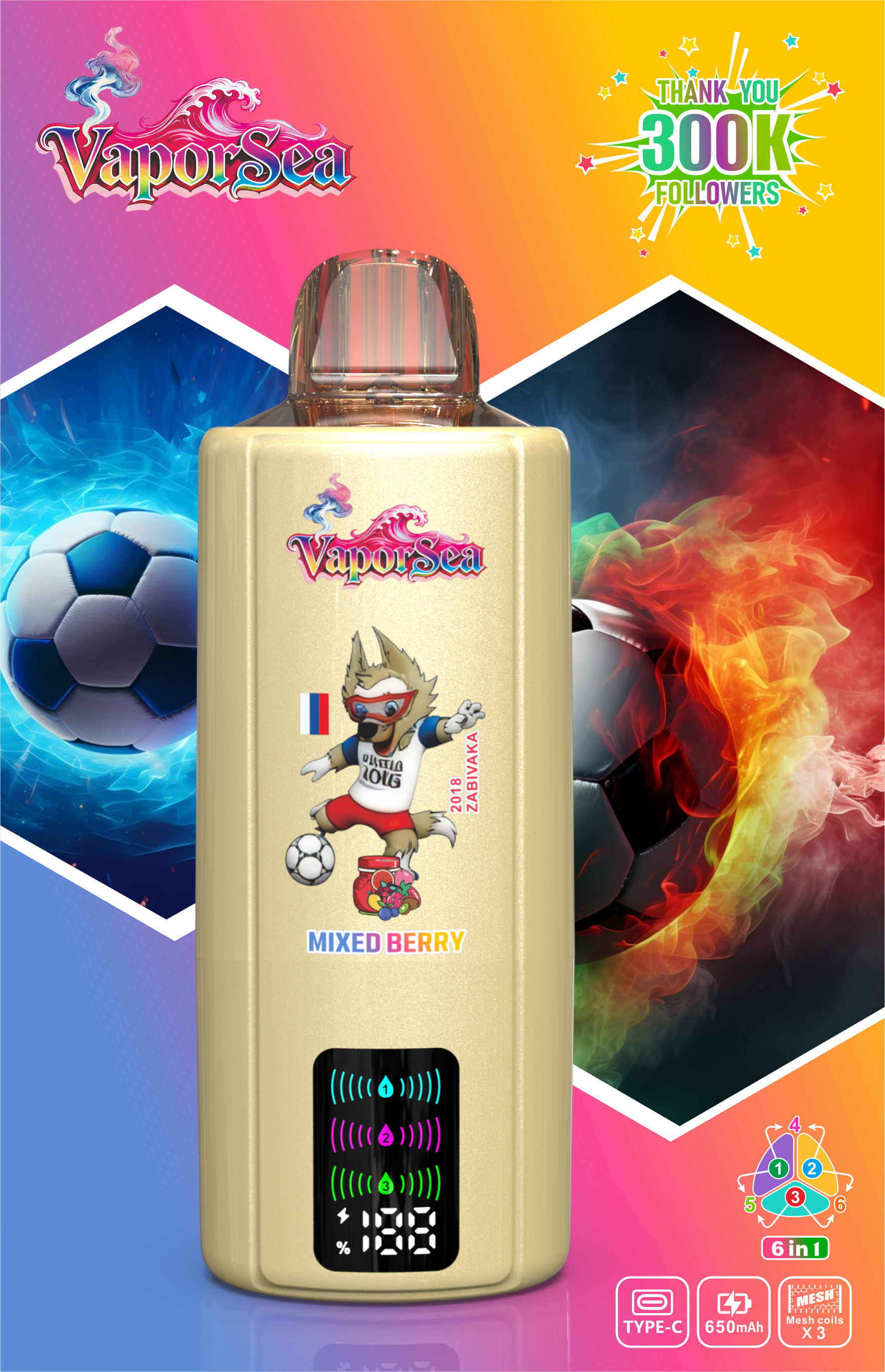 bang king Vaporsea 6 In1 300000 300K Puffs Shisha Flavour Hook Vape EU Warehouse Fast Delivery Cheap Direct Factory Bang Vaper 20K 50K 200K Puff