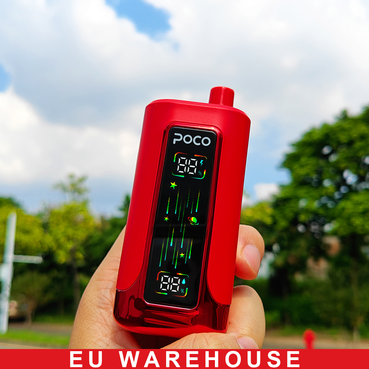 Poco Fr 80000 Puffs Germany EU Warehouse Vape Pen E Liquid Vaper 25K 30K 50K 60K 80K Disposable Electronic Cigarette Wholesale