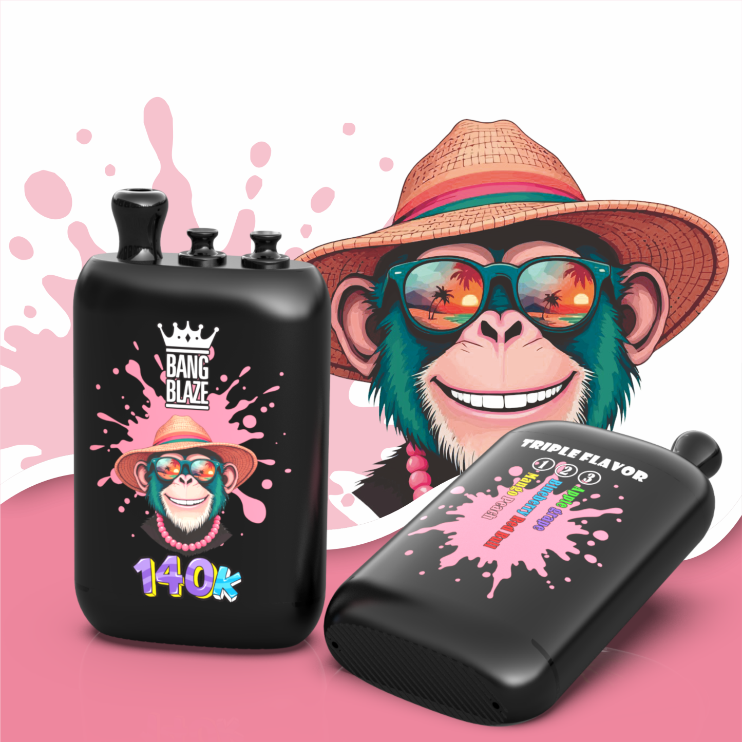 Electronic Cigarette Vapes  Bang blaze 140000 Disposable Vape Tornado Puffs Puff 140K Double Flavors