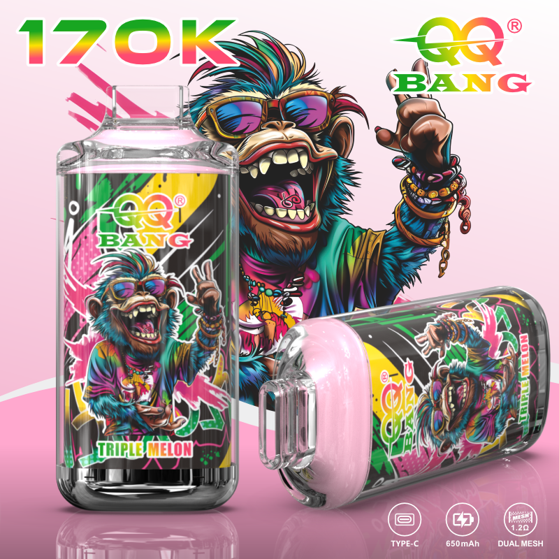  Qqbang 170K 170000 Puffs Vape Pen Wholesale Vaper QQ Bang 50K 100K 150K 200K Vapor 300K Disposable Electronic Cigarette Vapes