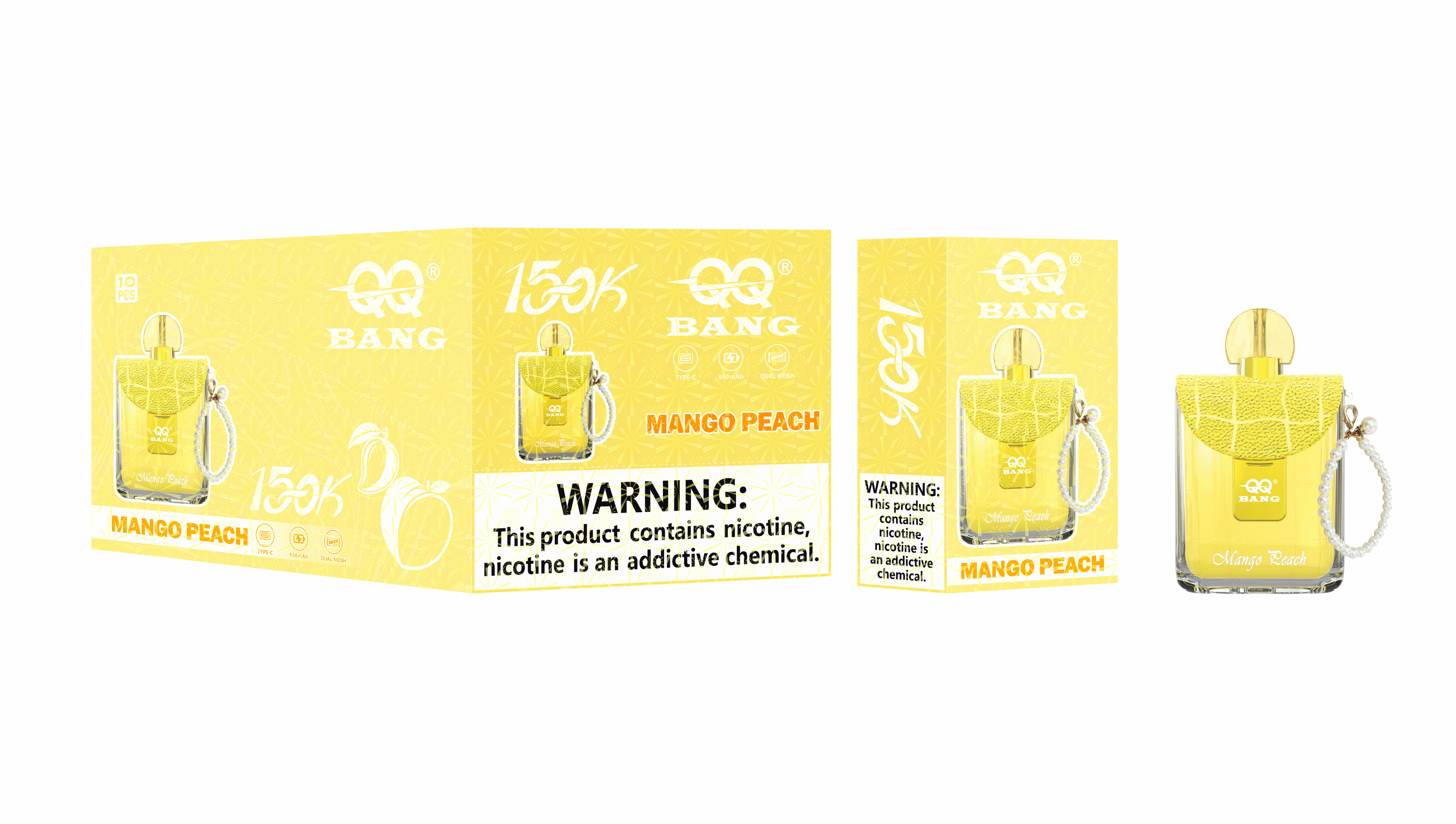 QQ Bang 150K Puffs Perfume Bottle Edition Vape Pen Disposable Electric Cigarette Factory Wholesale Price Bang King Vaporizer