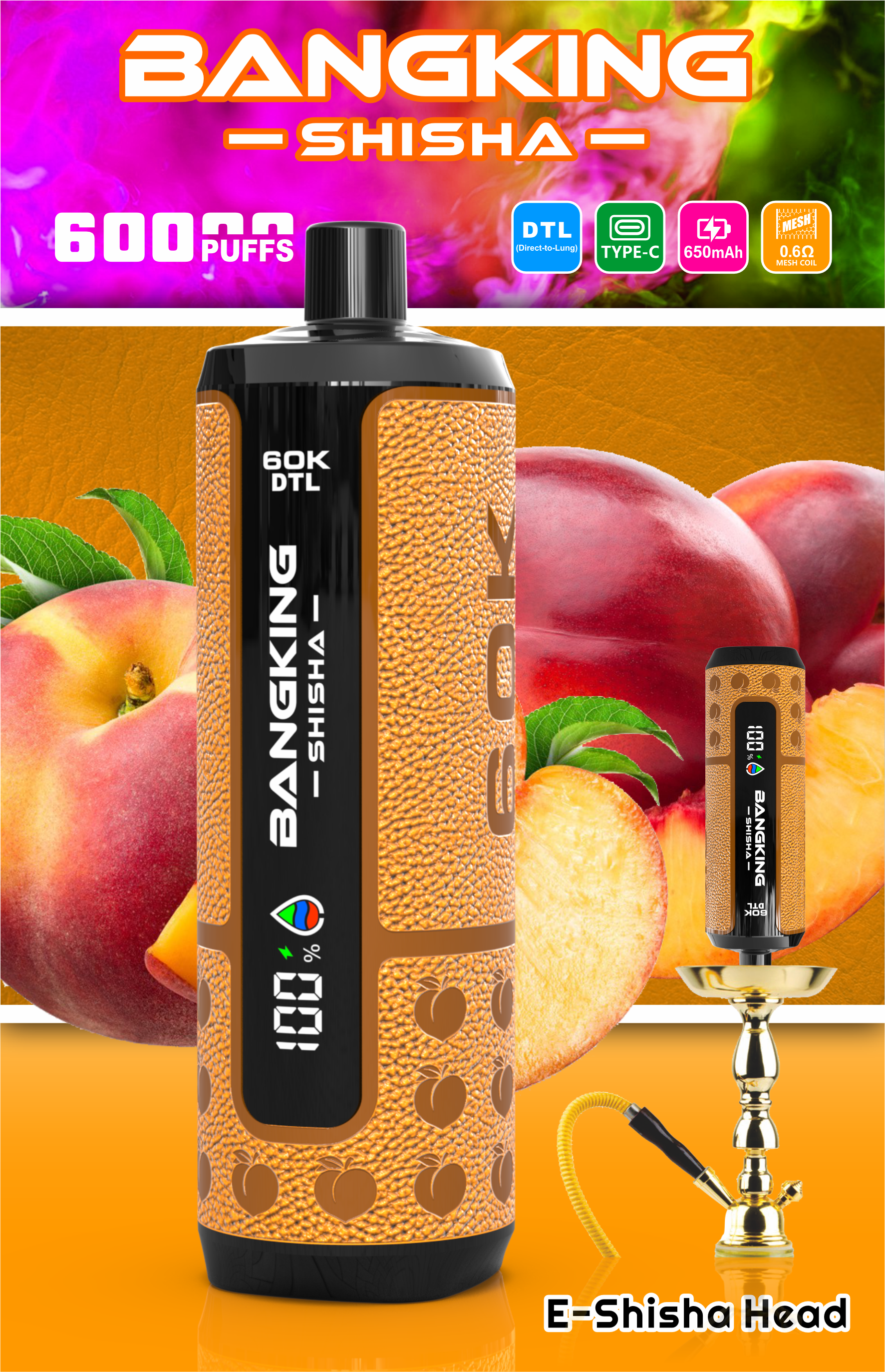 Bang King Shisha 60k Puffs