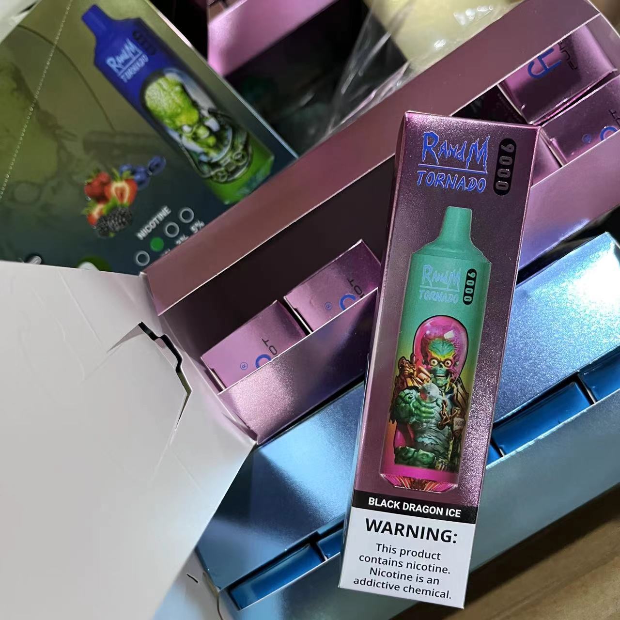 Fumot Randm Tornado 9000 Puffs E Cigarette Rechargeable Disposable Vape