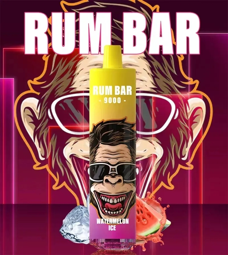  Original QST RUM BAR puff 9000 9k Disposable E Cigarettes Vape Pen 13Ml Filled Mesh Coil Vapes Rechargeable Battery Vaporizer 9000 Puff-Ecloudvaping
