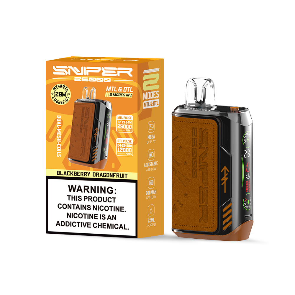 Original VAPMOD SNIPER 25000 QD132Eliquid Disposable Vaper Pen Device