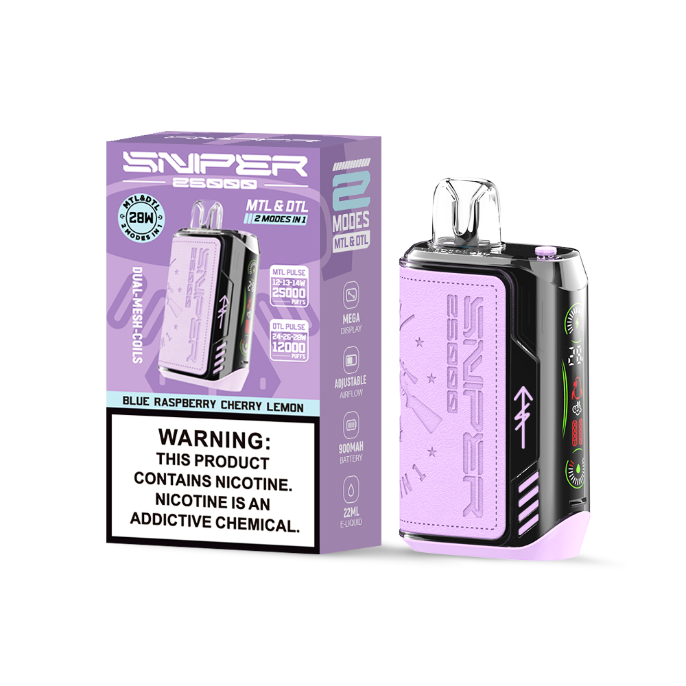 Original VAPMOD SNIPER 25000 QD132Eliquid Disposable Vaper Pen Device