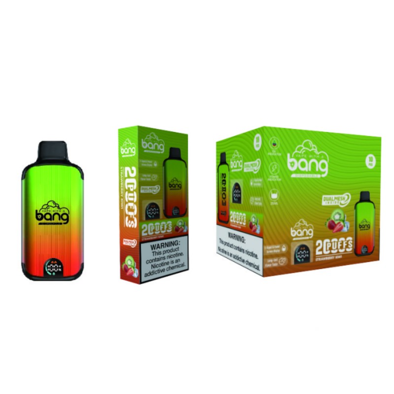 Original Bang 20000 puffs disposable E cigarettes 26ml pre-filled vapor pods 850mAh rechargeable battery 20k puffs vape juice devices Dual Mesh Vaporizers-Ecloudvaping