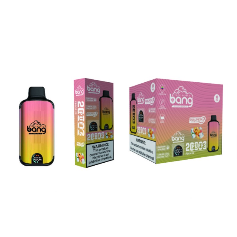 Original Bang 20000 puffs disposable E cigarettes 26ml pre-filled vapor pods 850mAh rechargeable battery 20k puffs vape juice devices Dual Mesh Vaporizers-Ecloudvaping
