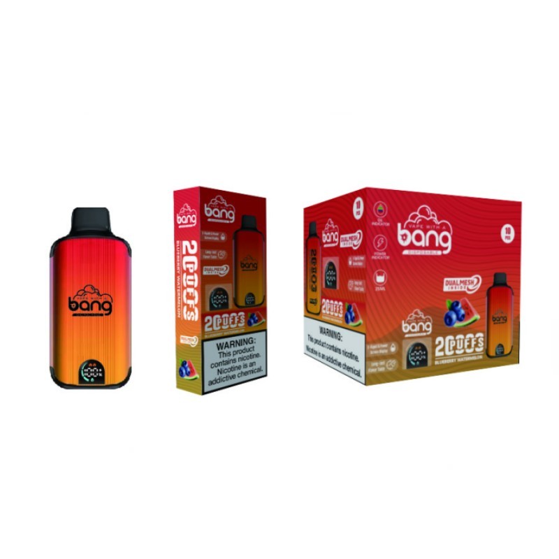 Original Bang 20000 puffs disposable E cigarettes 26ml pre-filled vapor pods 850mAh rechargeable battery 20k puffs vape juice devices Dual Mesh Vaporizers-Ecloudvaping