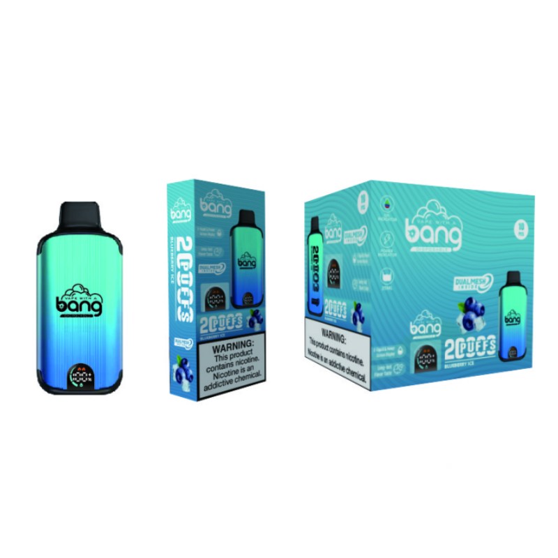 Original Bang 20000 puffs disposable E cigarettes 26ml pre-filled vapor pods 850mAh rechargeable battery 20k puffs vape juice devices Dual Mesh Vaporizers-Ecloudvaping