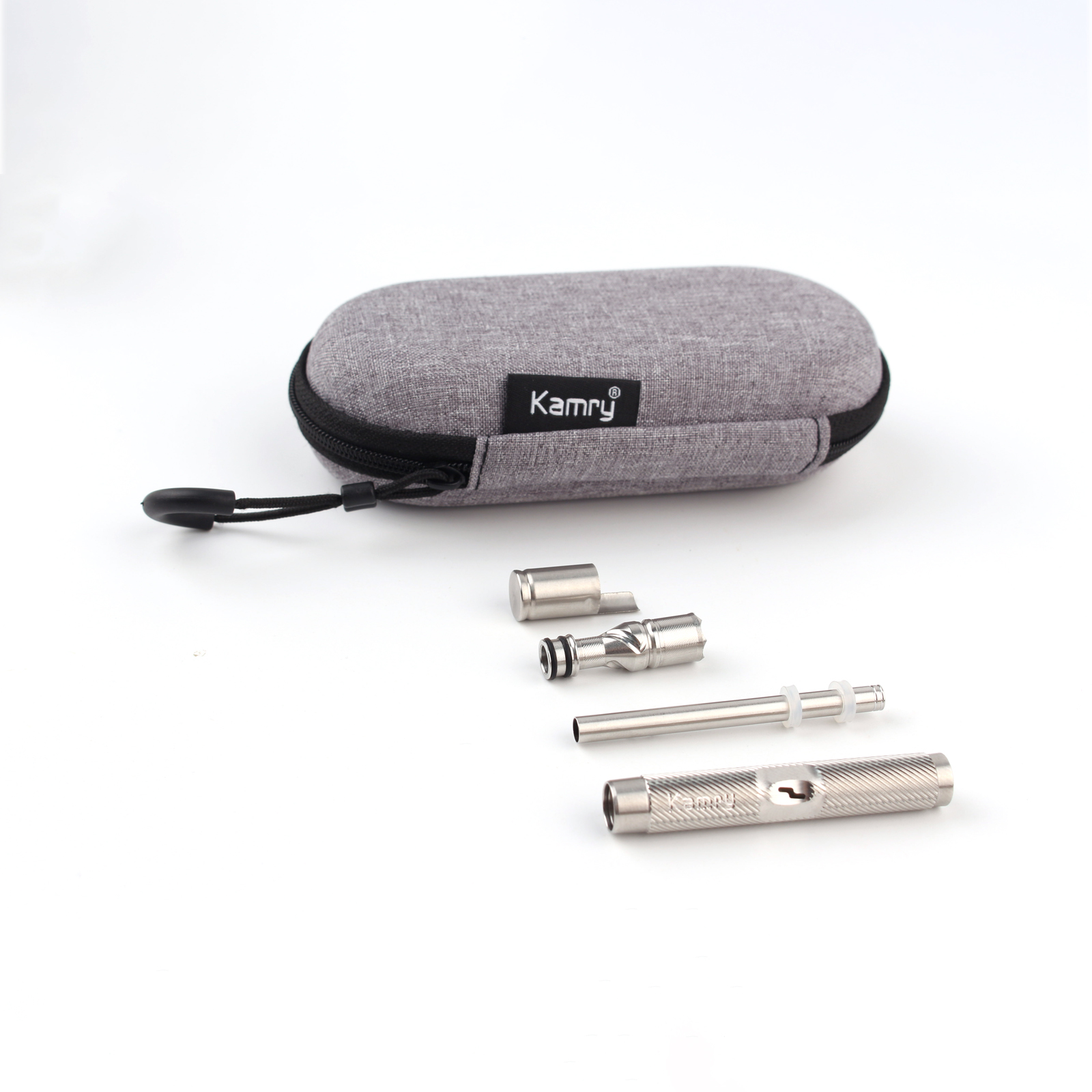 Ecig Empty Atomizer Refillable Rechargeable Anti-Hot Long Drip Tip Vaporizer Starter Kit medical grade stainless steel Pen 