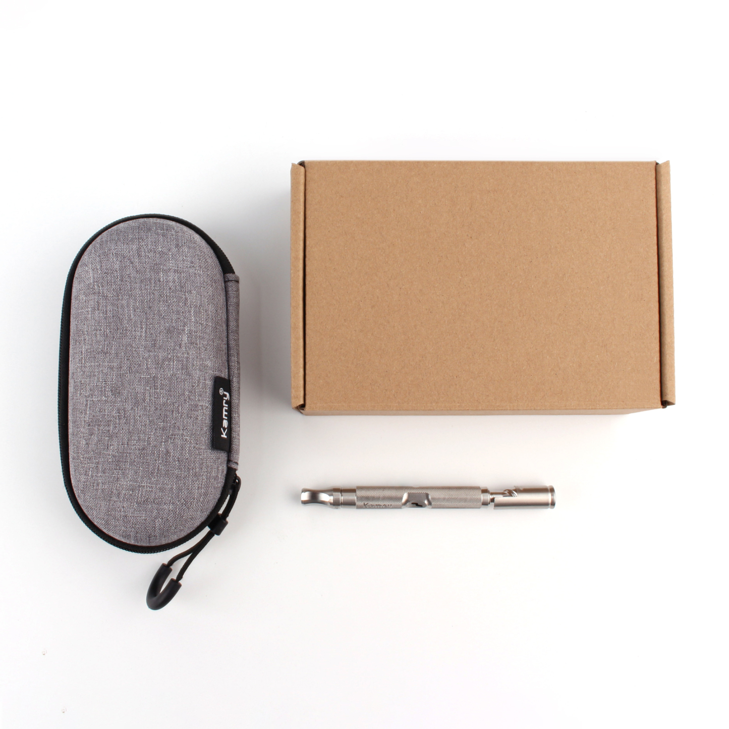 Ecig Empty Atomizer Refillable Rechargeable Anti-Hot Long Drip Tip Vaporizer Starter Kit medical grade stainless steel Pen 