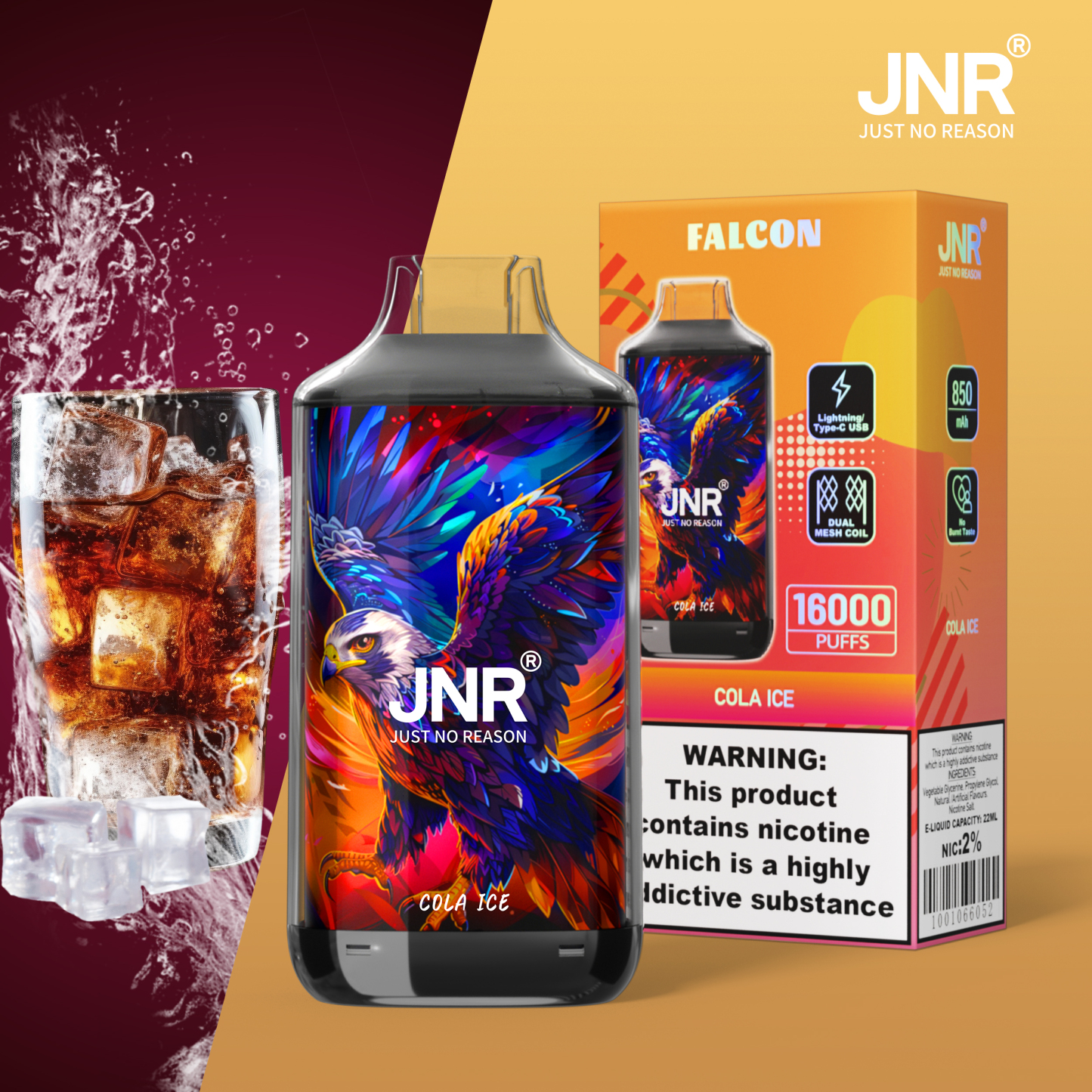 JNR Falcon 16000 Puffs Shisha 15K 16K Xpro Bang 13000 Atomizer Aroma Disposable Vape
