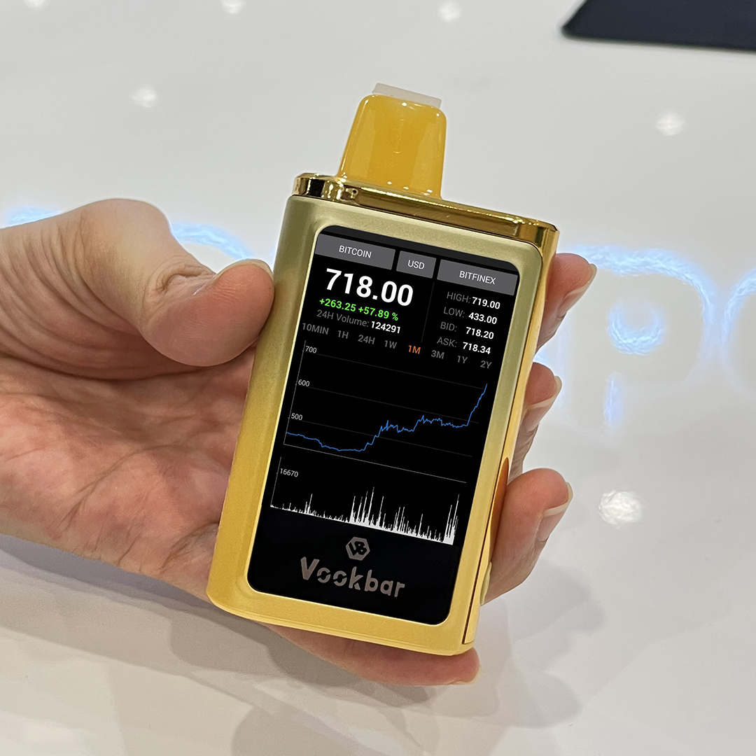  Vookbar Cyber PRO 30000 Puffs Vape 30KDual Mesh Coil Bluetooth Touch Display Screen E-Cig Fruit Flavor 0%/2%3%/5% Vape Pen