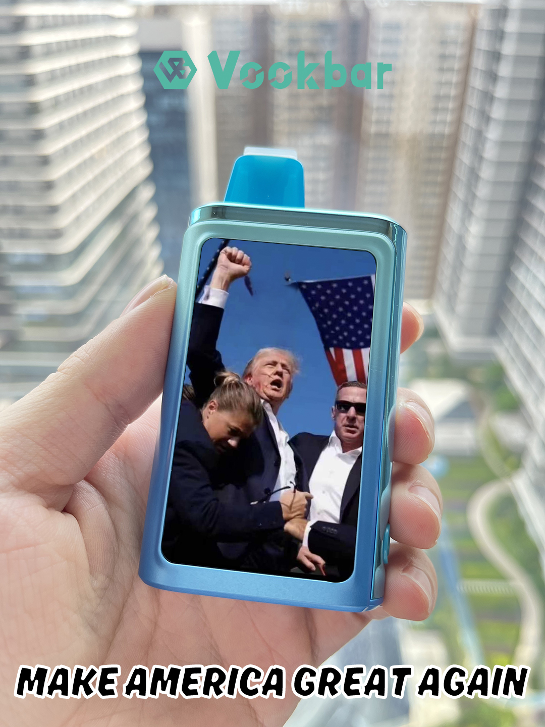  Vookbar Cyber PRO 30000 Puffs Vape 30KDual Mesh Coil Bluetooth Touch Display Screen E-Cig Fruit Flavor 0%/2%3%/5% Vape Pen