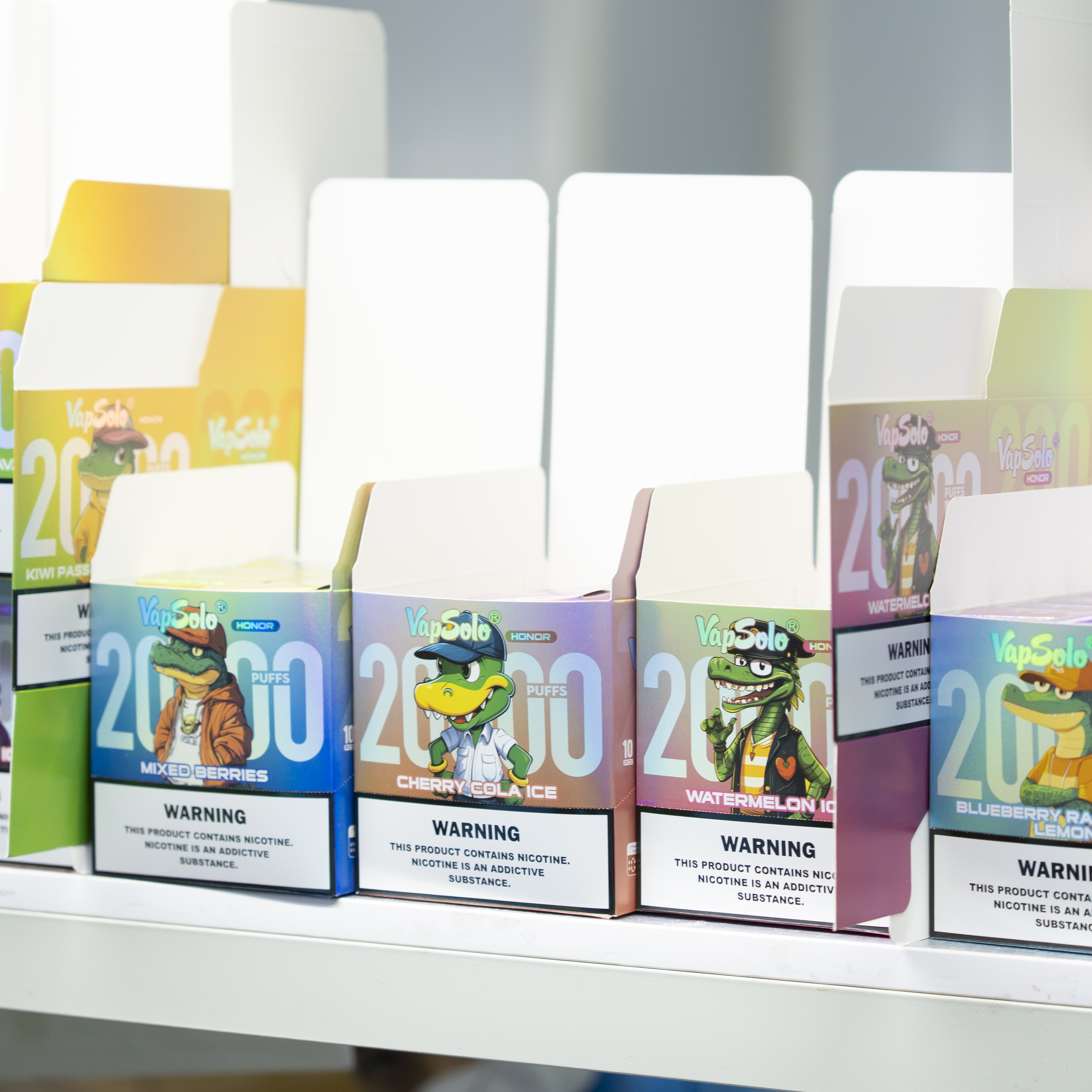 Vapsolo Honor 20K Puff Mini E-Cigarette Cartridge Vaporize Shisha Pen E-Cigarette Price Double Flavor Switch Vape