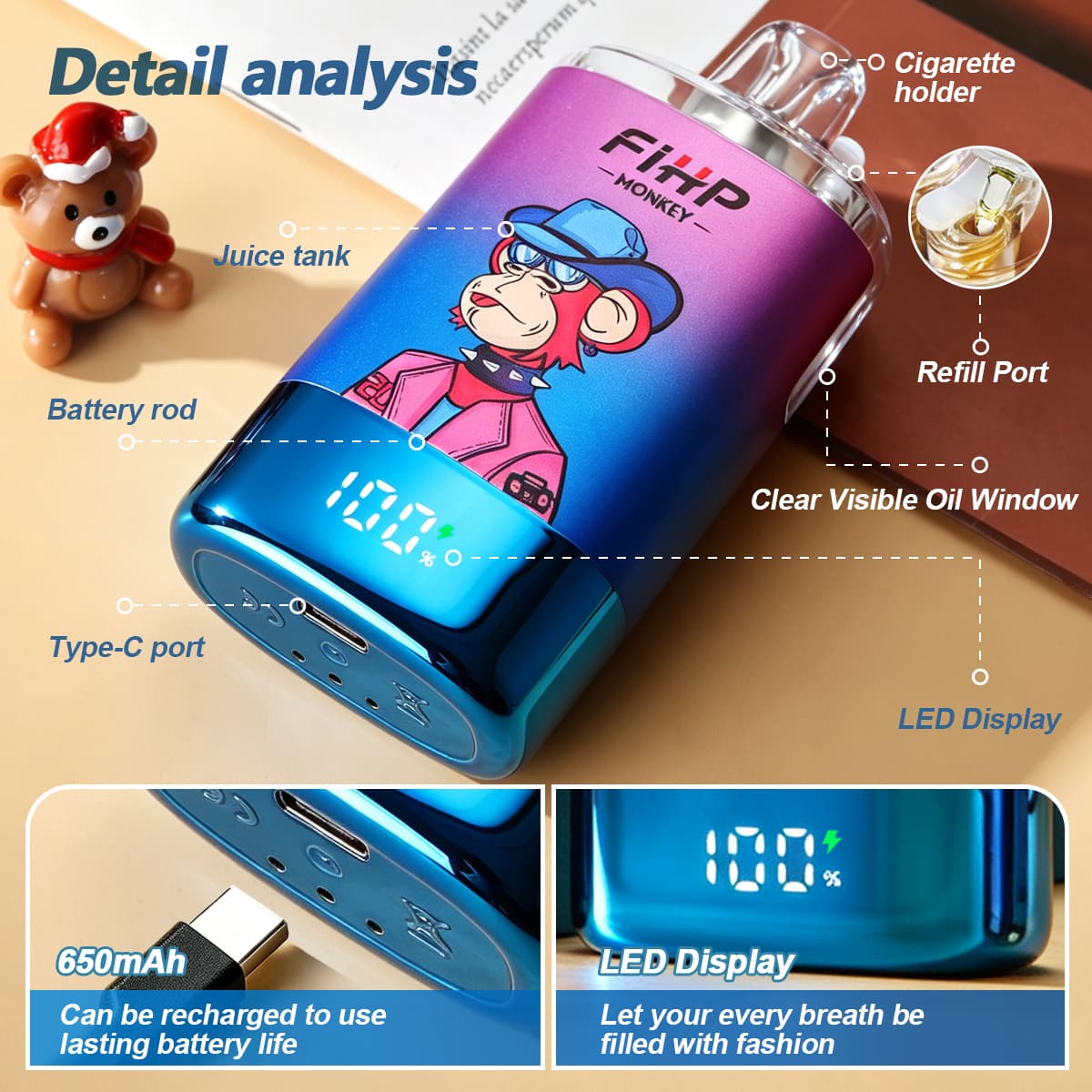 FIHP 30K PUFFS Refillable & TPD