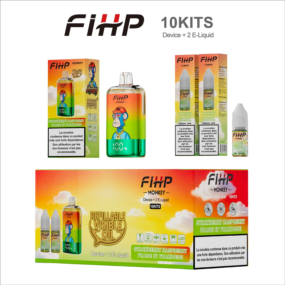 FIHP 30K PUFFS Refillable & TPD
