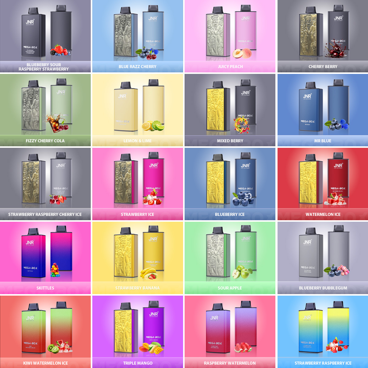 Jnr Mega Box 25000 Puffs 25K Disposable Vape Premium Quality for Wholesale