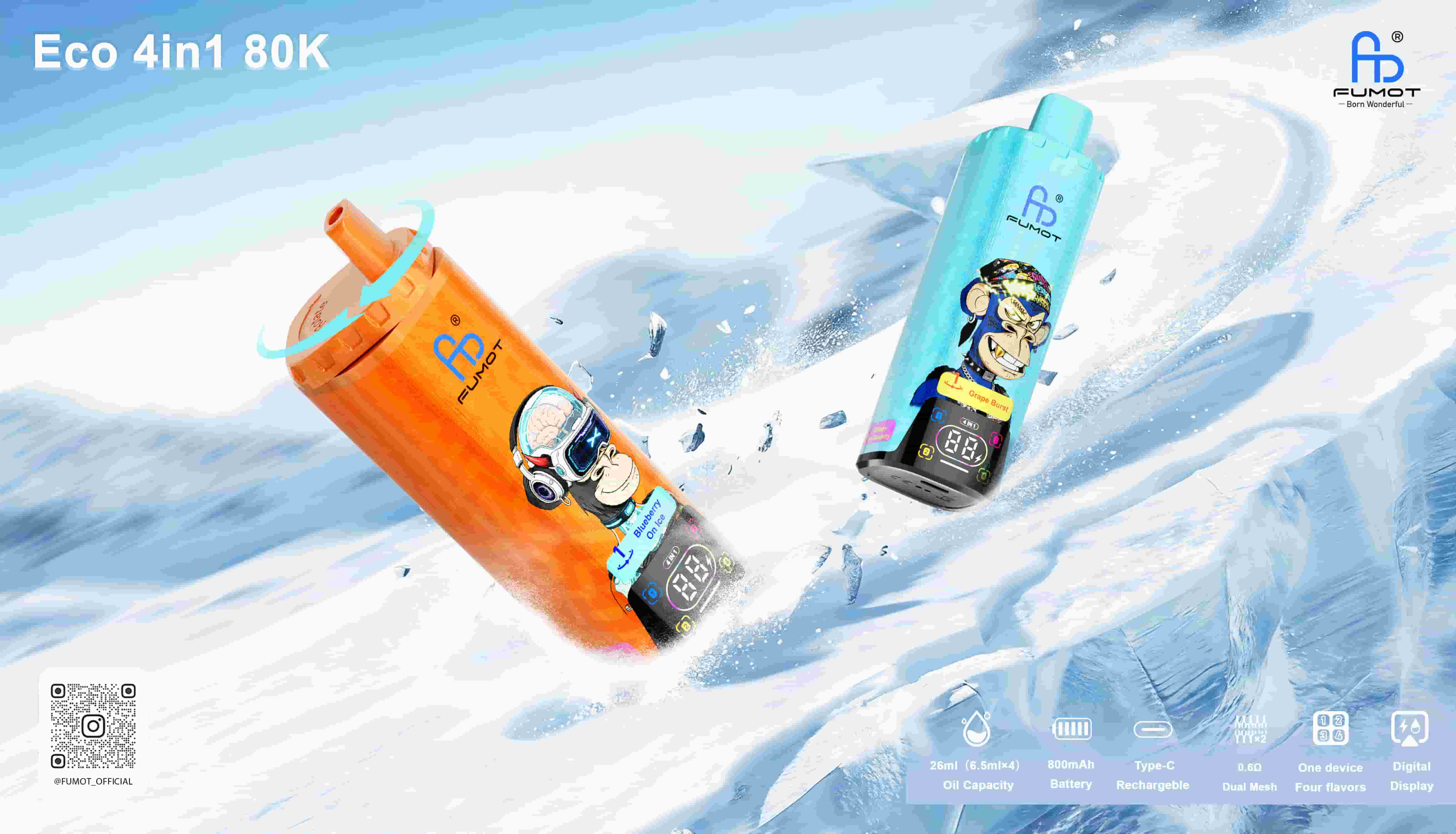 Fumot 80000 Puffs 4IN1