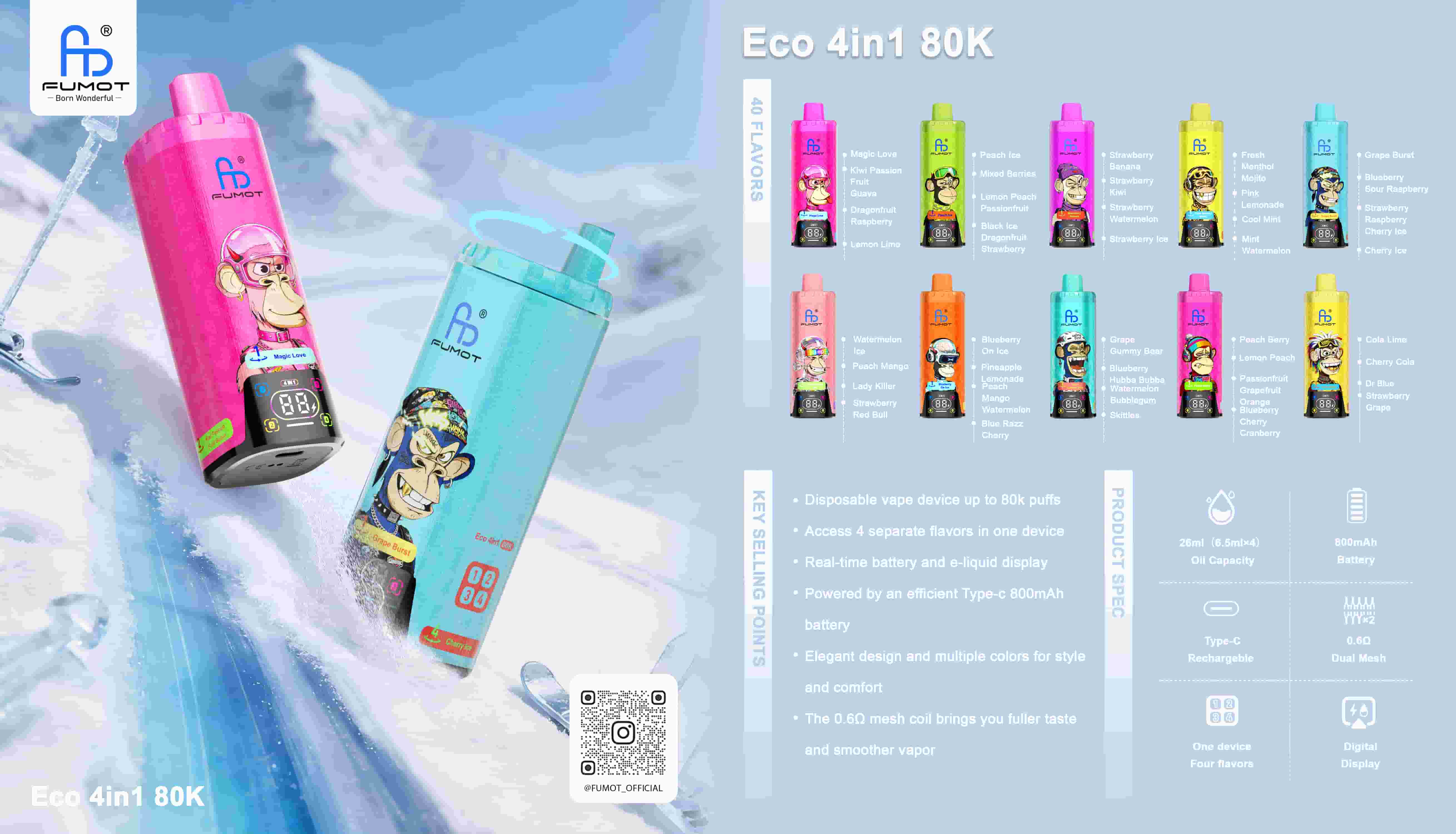 Fumot 80000 Puffs 4IN1