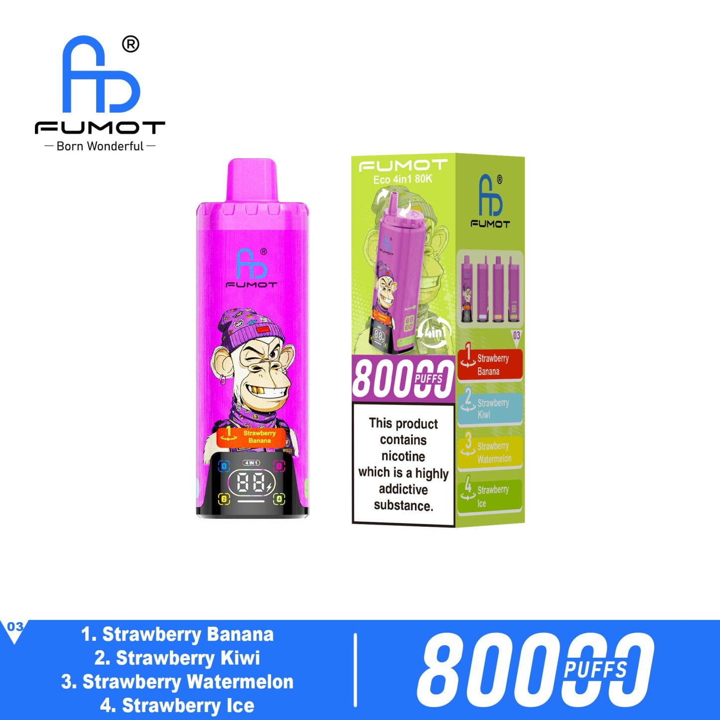 Fumot 80000 Puffs 4IN1