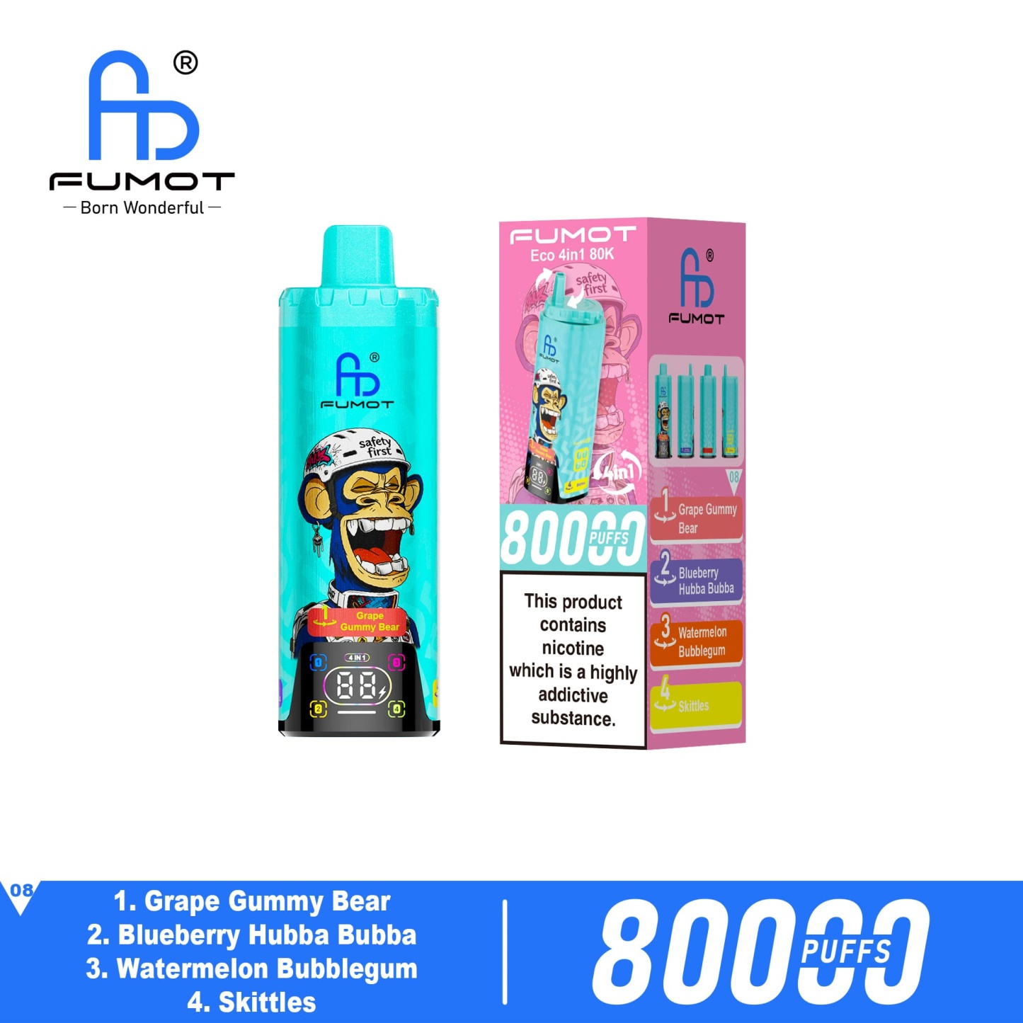 Fumot 80000 Puffs 4IN1