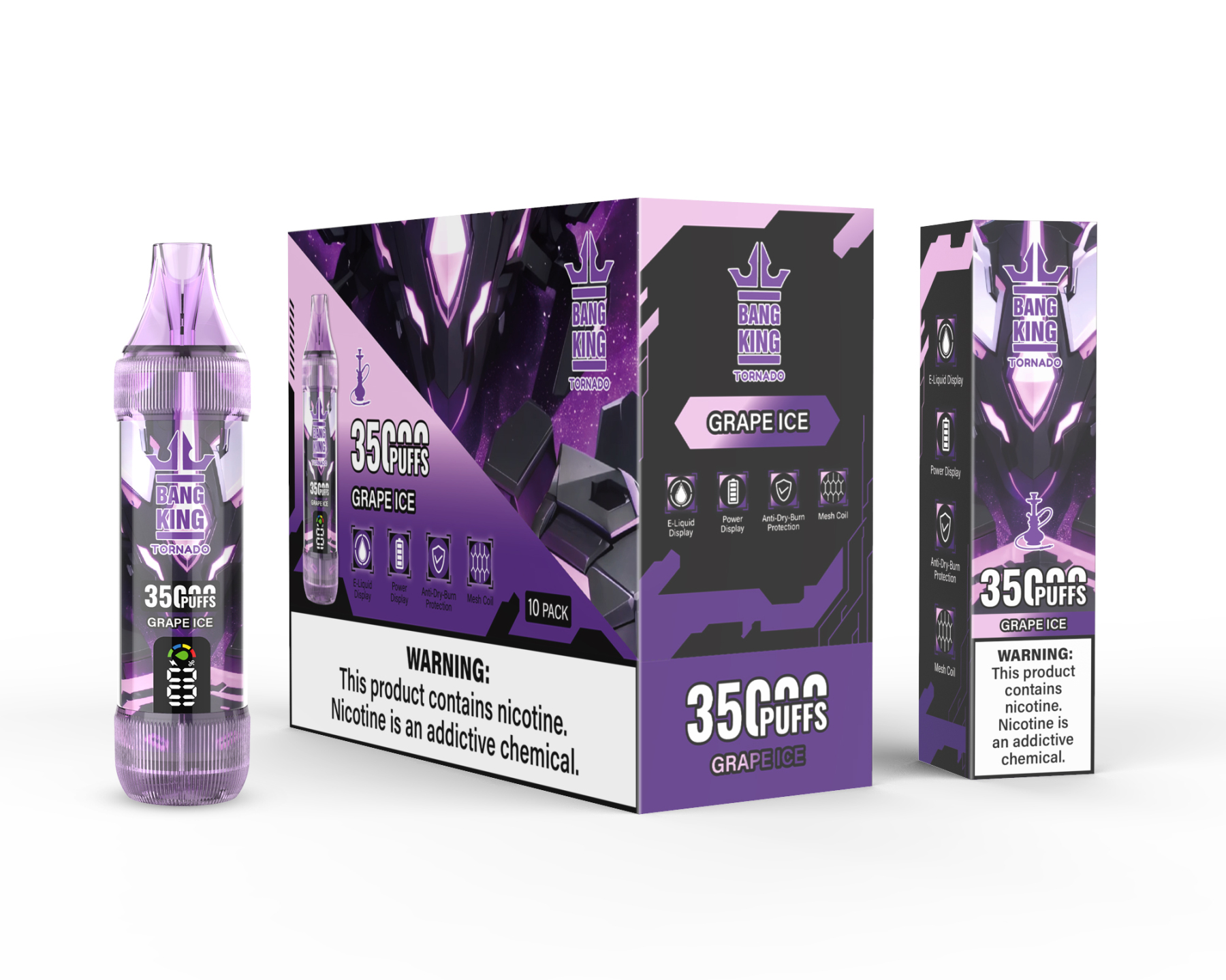 Bang King 35000 Puff E Vaper 35K Vapers Warehouse Electronic Cigarette Smoke Wape Disposable Vape 30K 15000 Ecigs