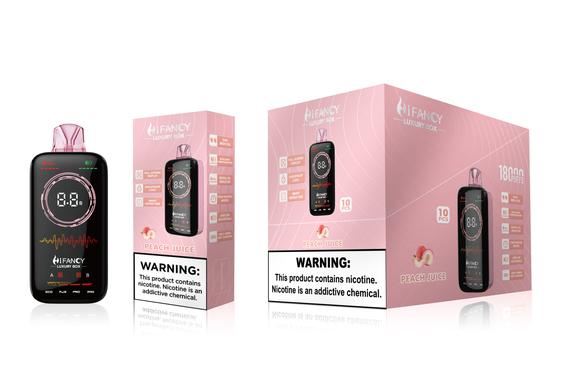 EU Warehouse Original Hifancy Luxury Box 18K I Savour German Warehouse Zbood Vapeman Master Mini 30K 20000 Puffs Electronic Cigarette Vape