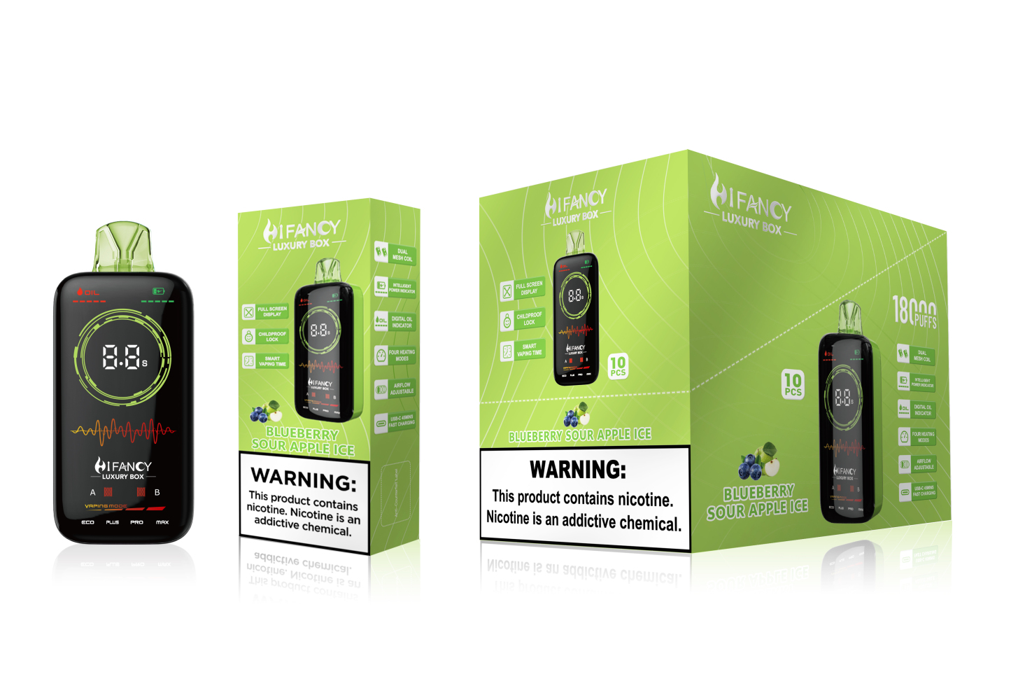 EU Warehouse Original Hifancy Luxury Box 18K I Savour German Warehouse Zbood Vapeman Master Mini 30K 20000 Puffs Electronic Cigarette Vape