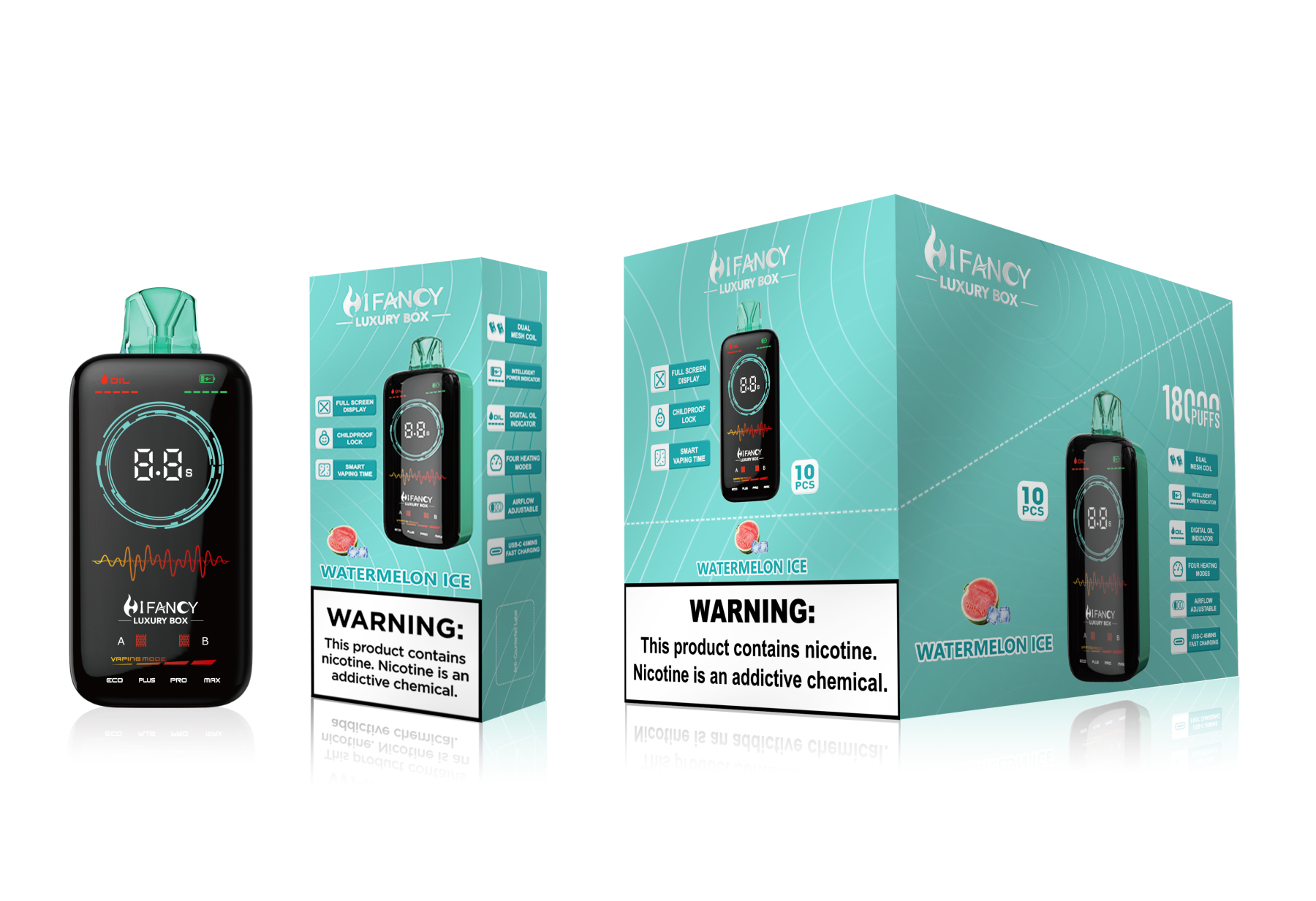 EU Warehouse Original Hifancy Luxury Box 18K I Savour German Warehouse Zbood Vapeman Master Mini 30K 20000 Puffs Electronic Cigarette Vape