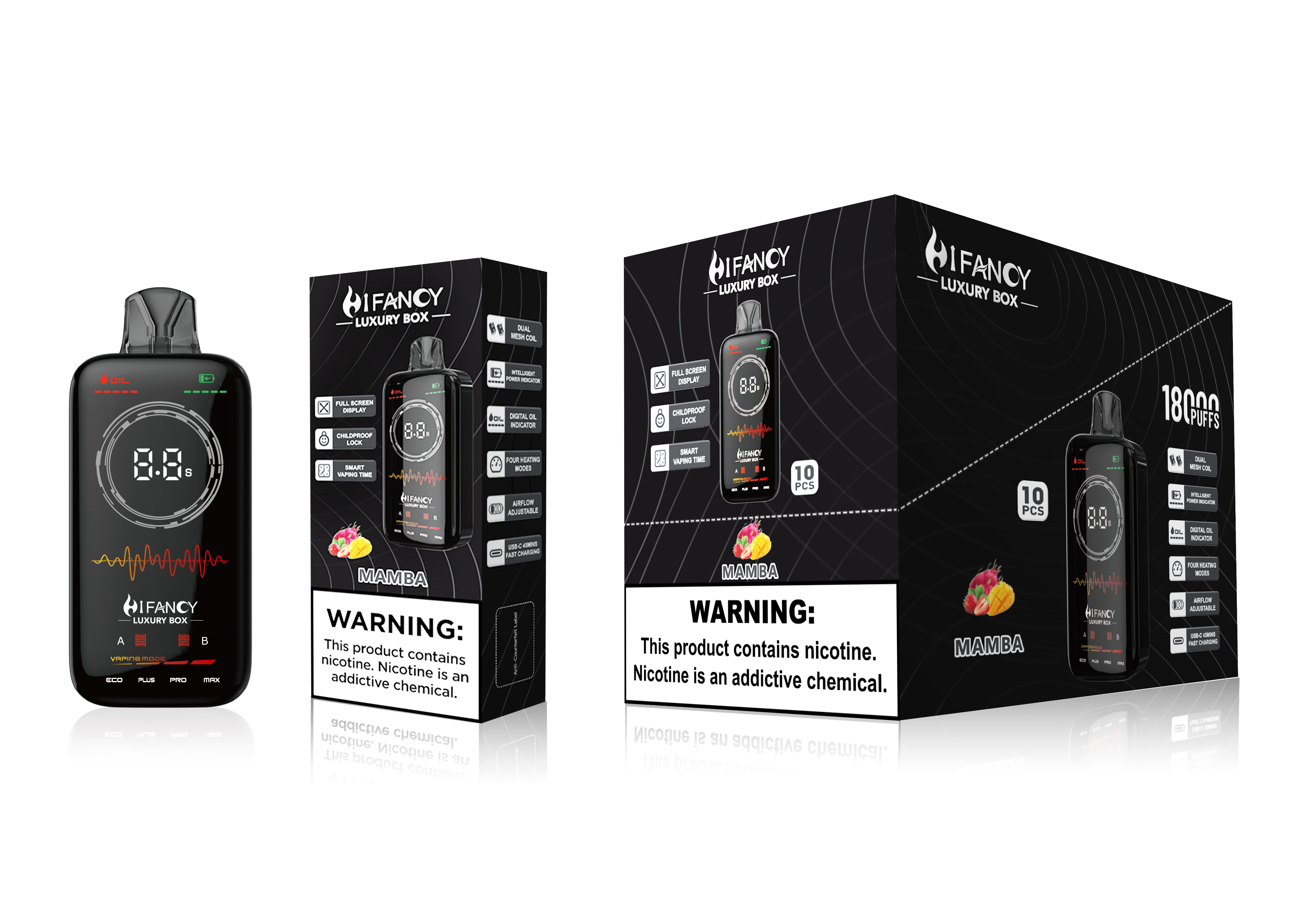 EU Warehouse Original Hifancy Luxury Box 18K I Savour German Warehouse Zbood Vapeman Master Mini 30K 20000 Puffs Electronic Cigarette Vape
